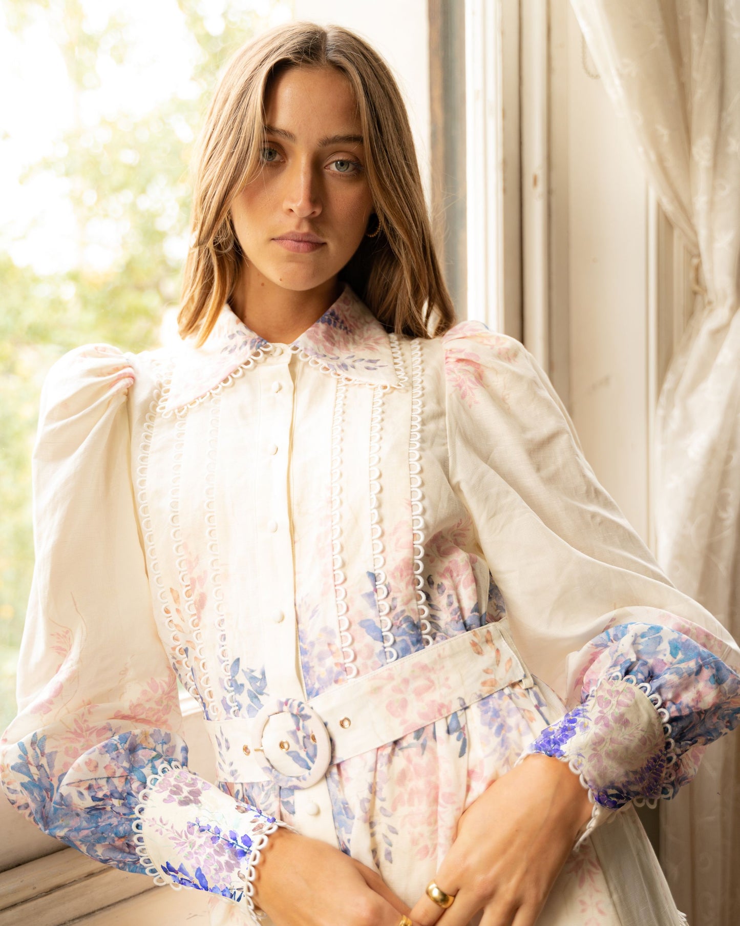 The Aurélie Maxi Dress in Wisteria Dream