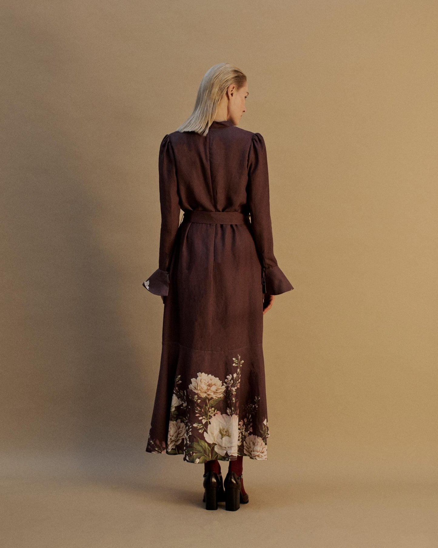 The Carmen Midi Dress in the Botanical Beauty Print
