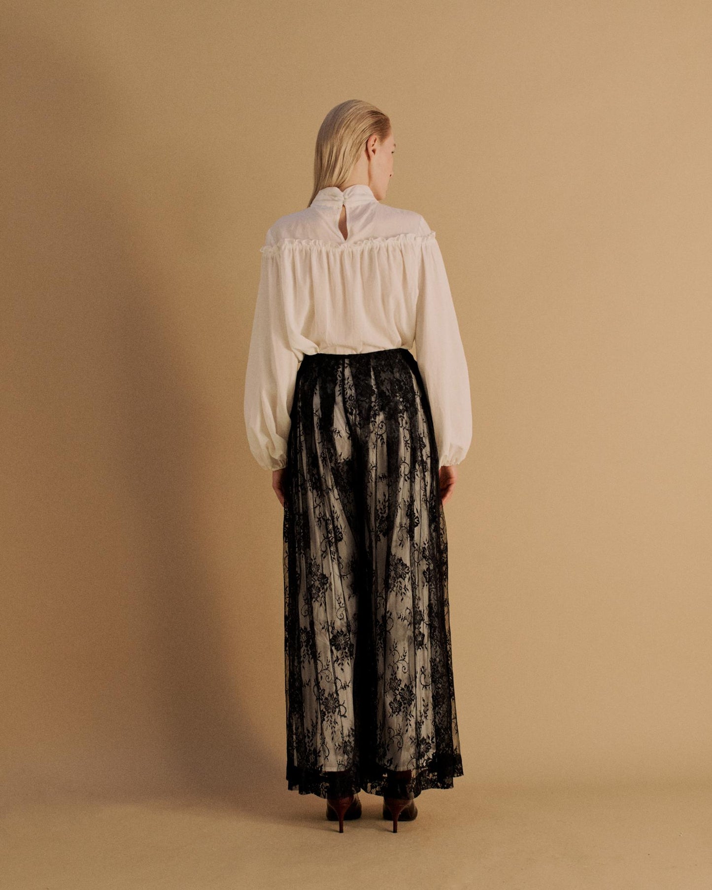 The Rosheen Blouse in Ivory