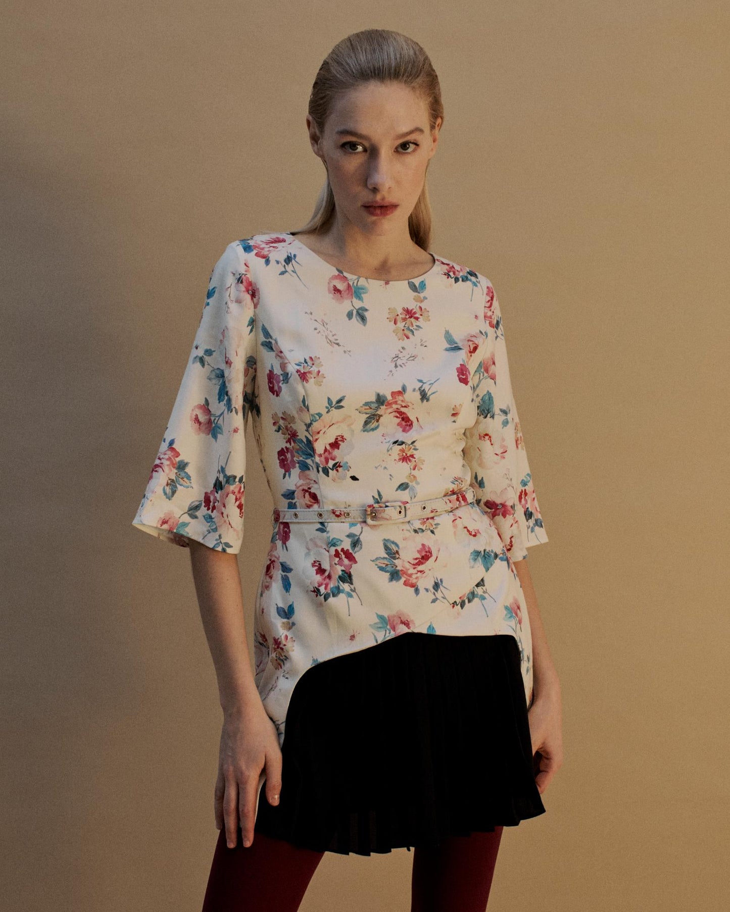 The Charlotte Mini Dress in the Floral Nostalgia Print
