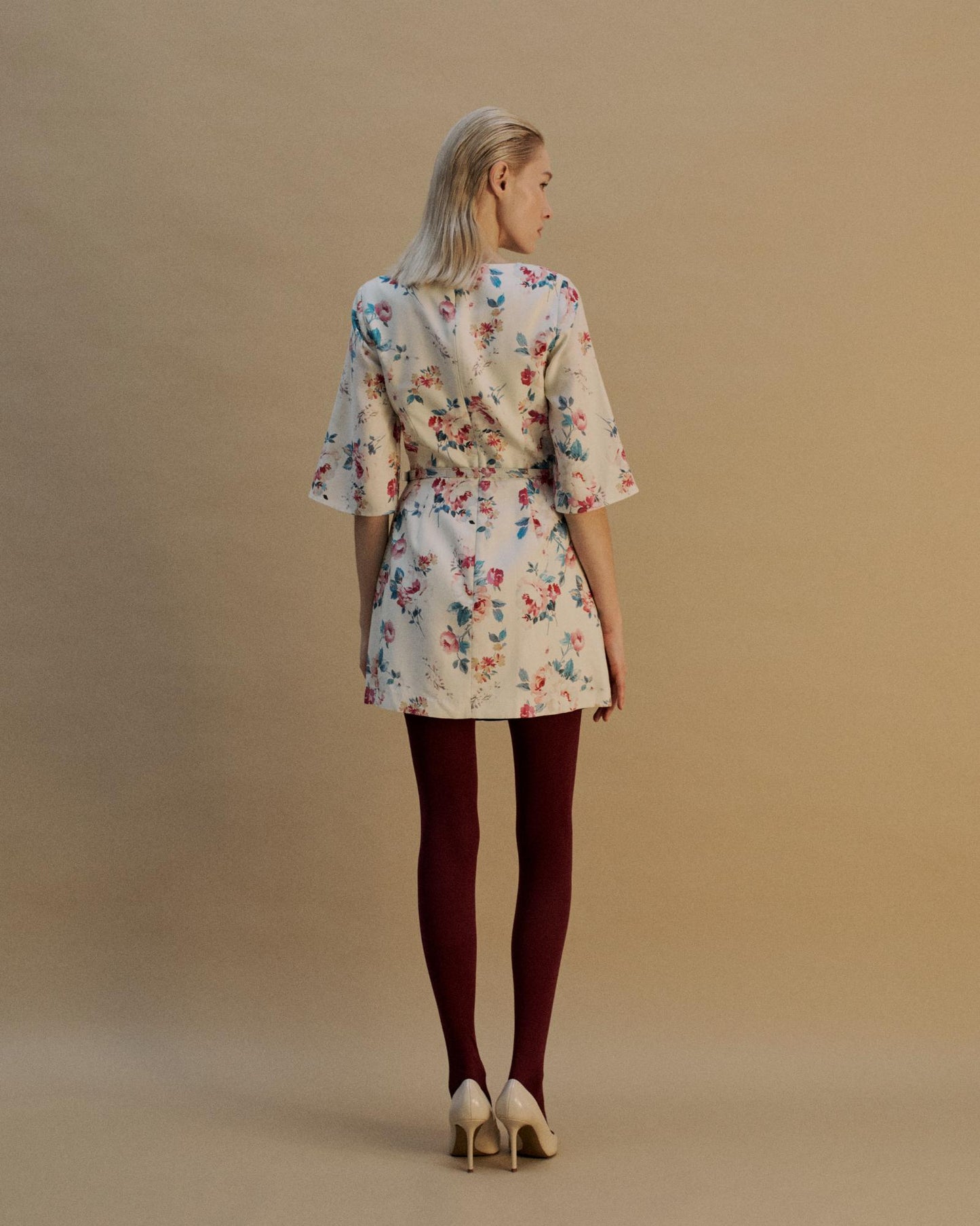 The Charlotte Mini Dress in the Floral Nostalgia Print