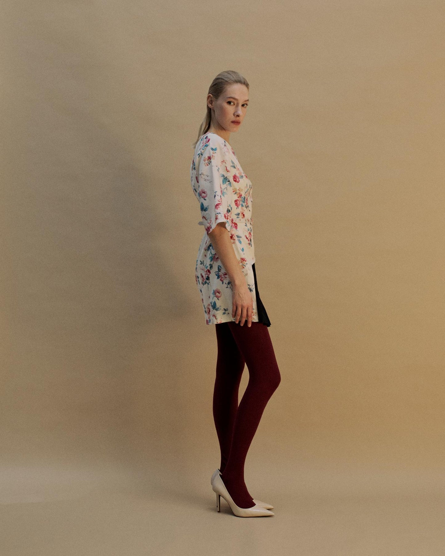The Charlotte Mini Dress in the Floral Nostalgia Print