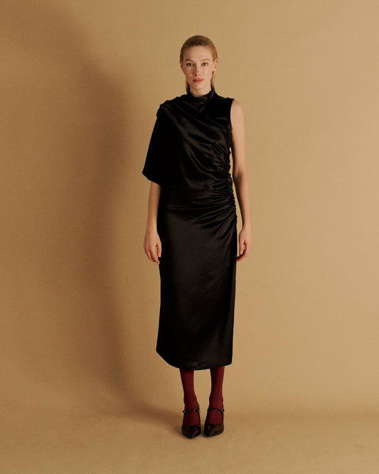 The Katerina Midi Dress in Dusk