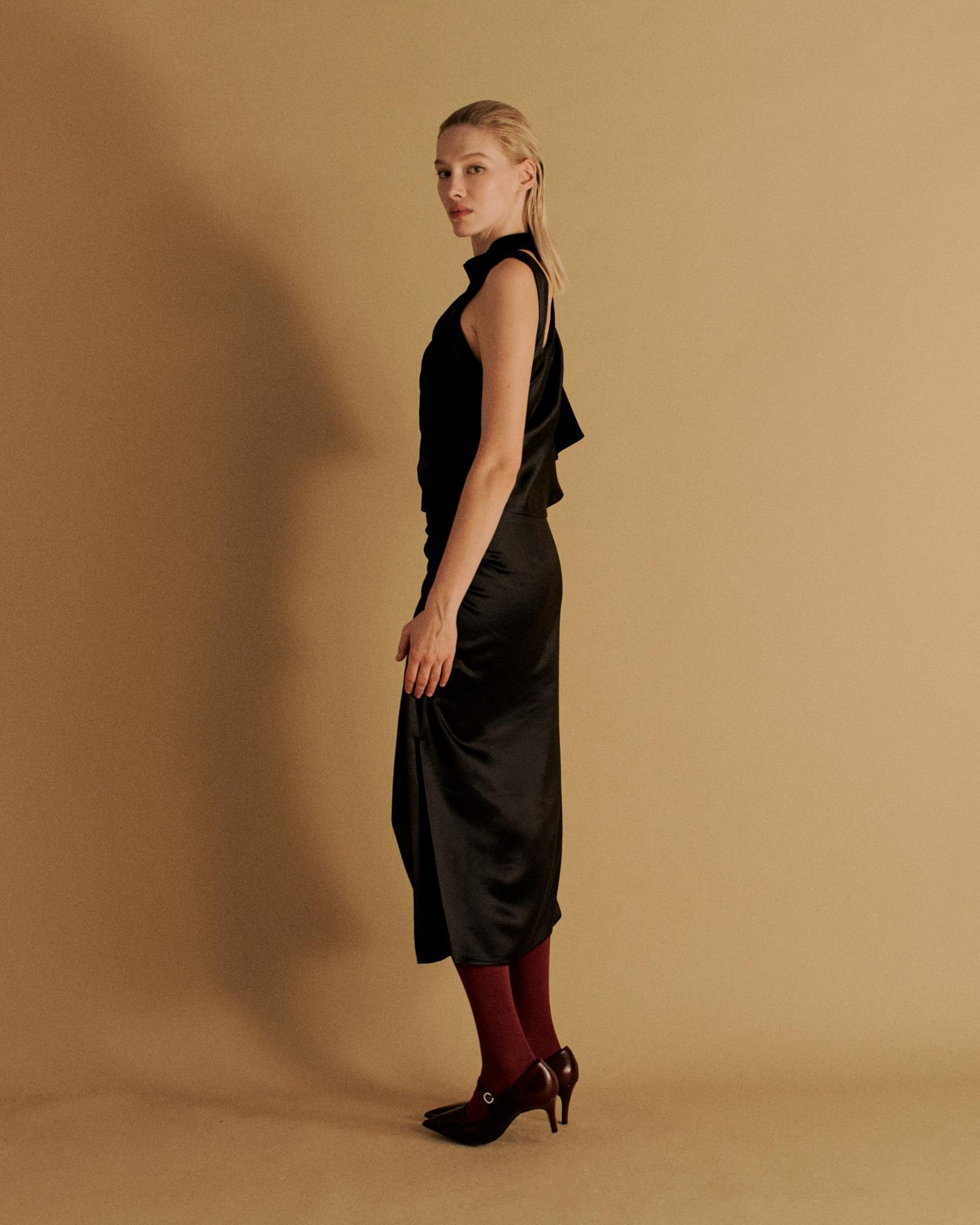 The Katerina Midi Dress in Dusk