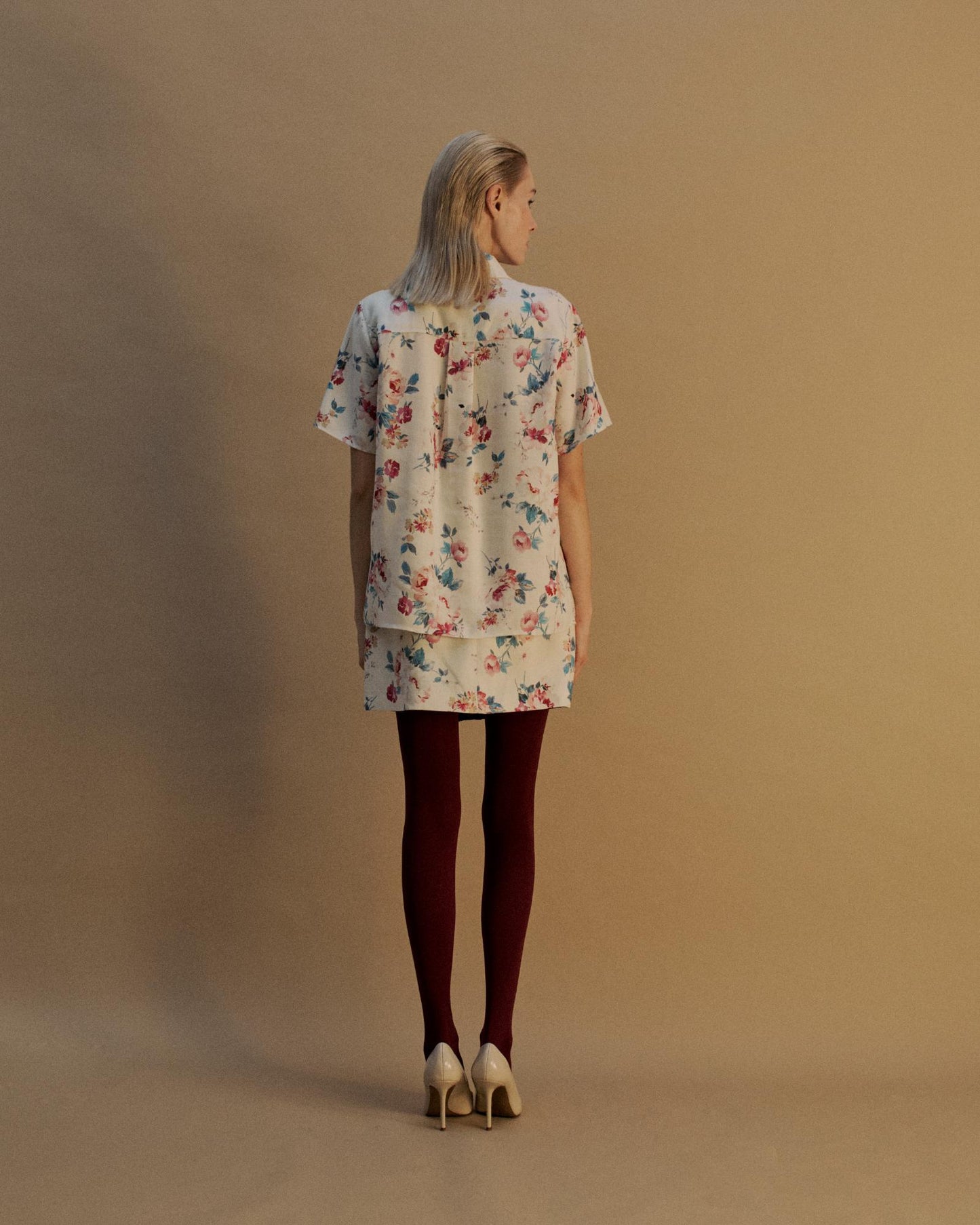 The Coco Shirt in the Floral Nostalgia Print