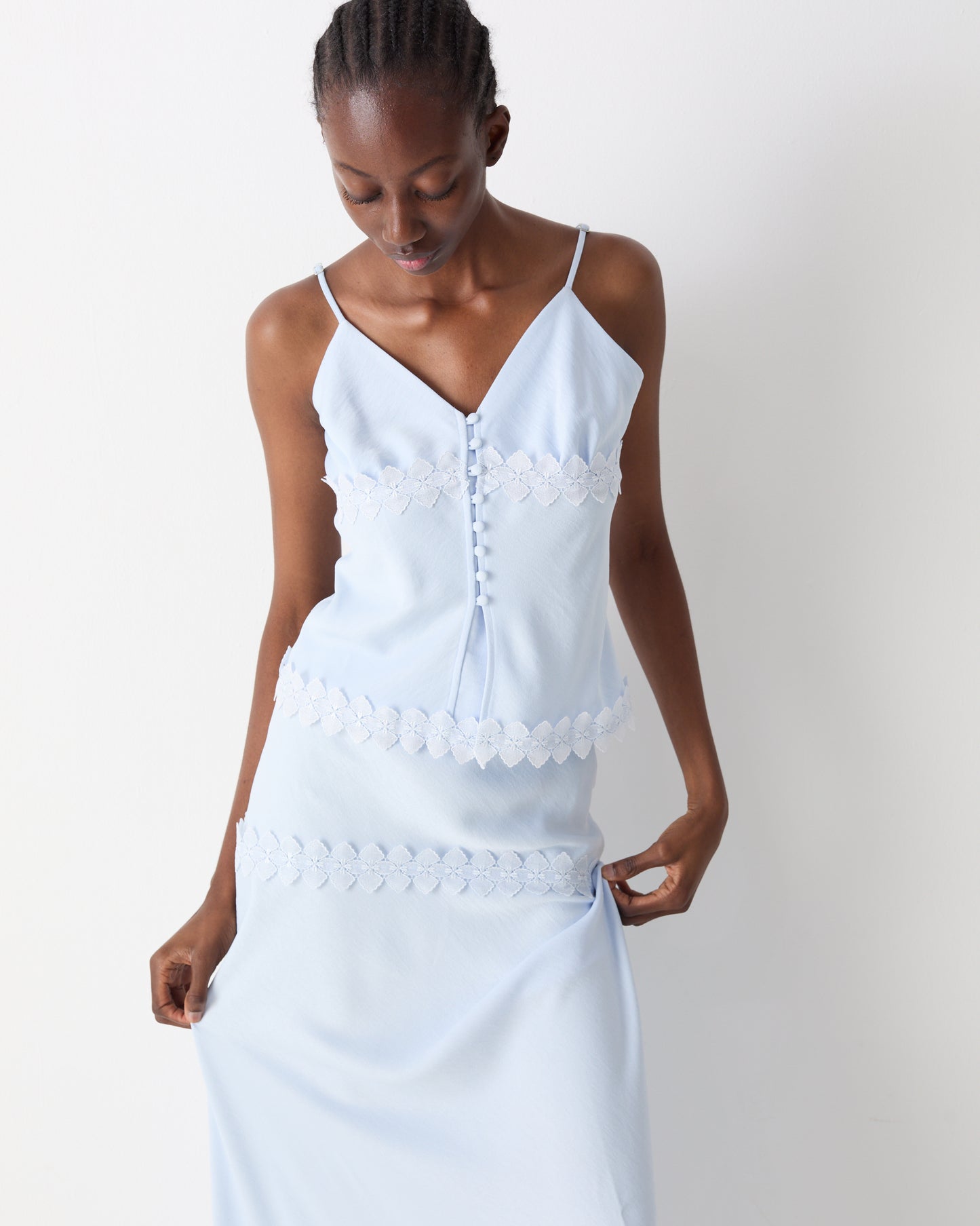 The Emilie Camisole in Sea Foam