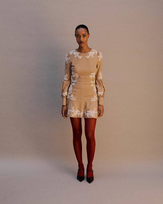 The Lotta Mini Dess in Biscuit