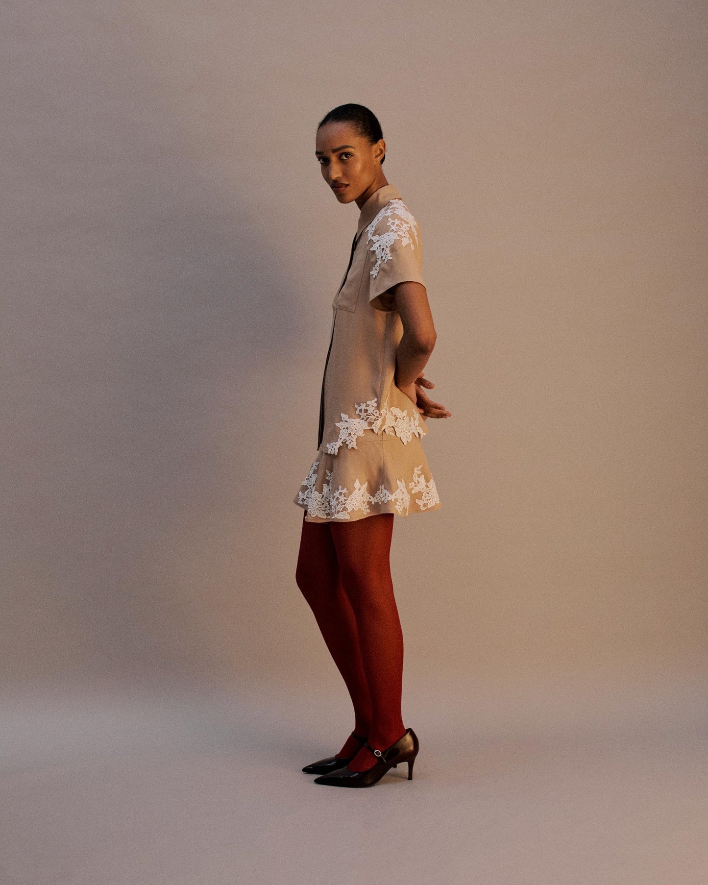 The Coco Shirt in Biscuit