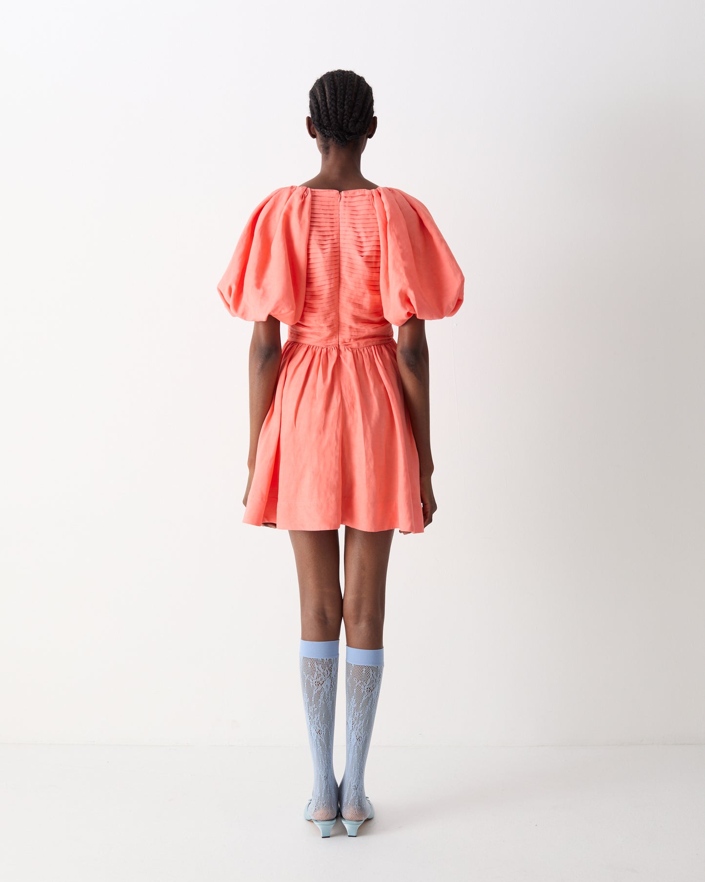 The Honna Mini Dress in Apricot