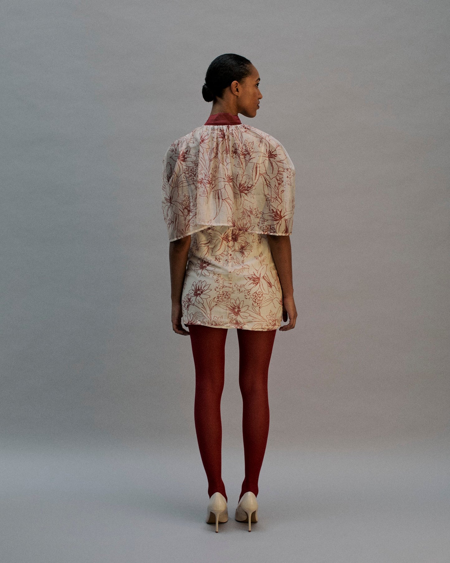 The Pia Cape in the Artist Bouquet Print