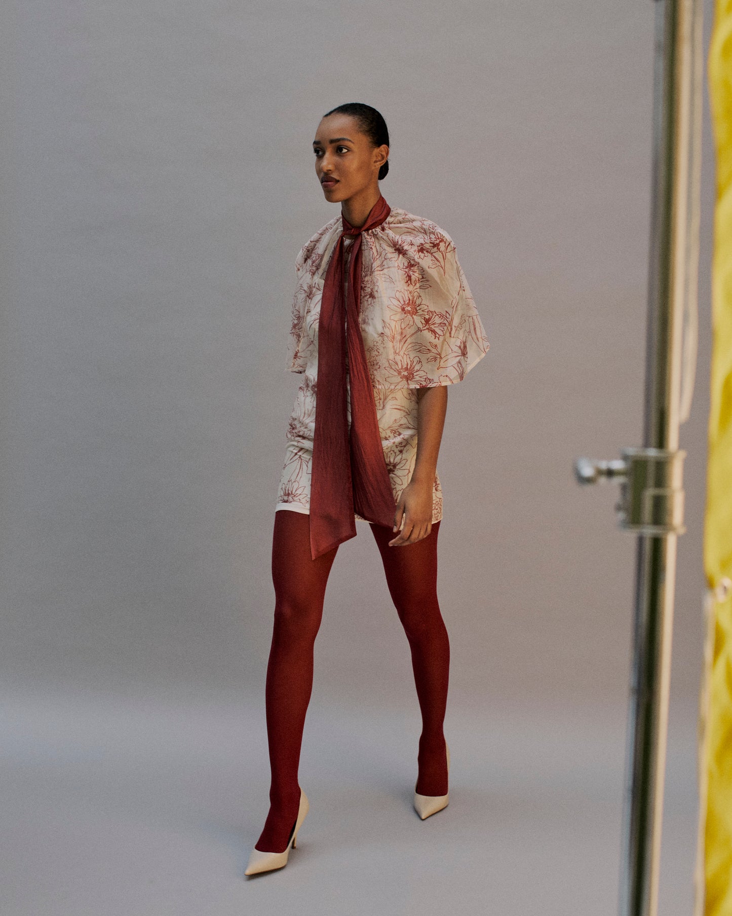 The Pia Cape in the Artist Bouquet Print