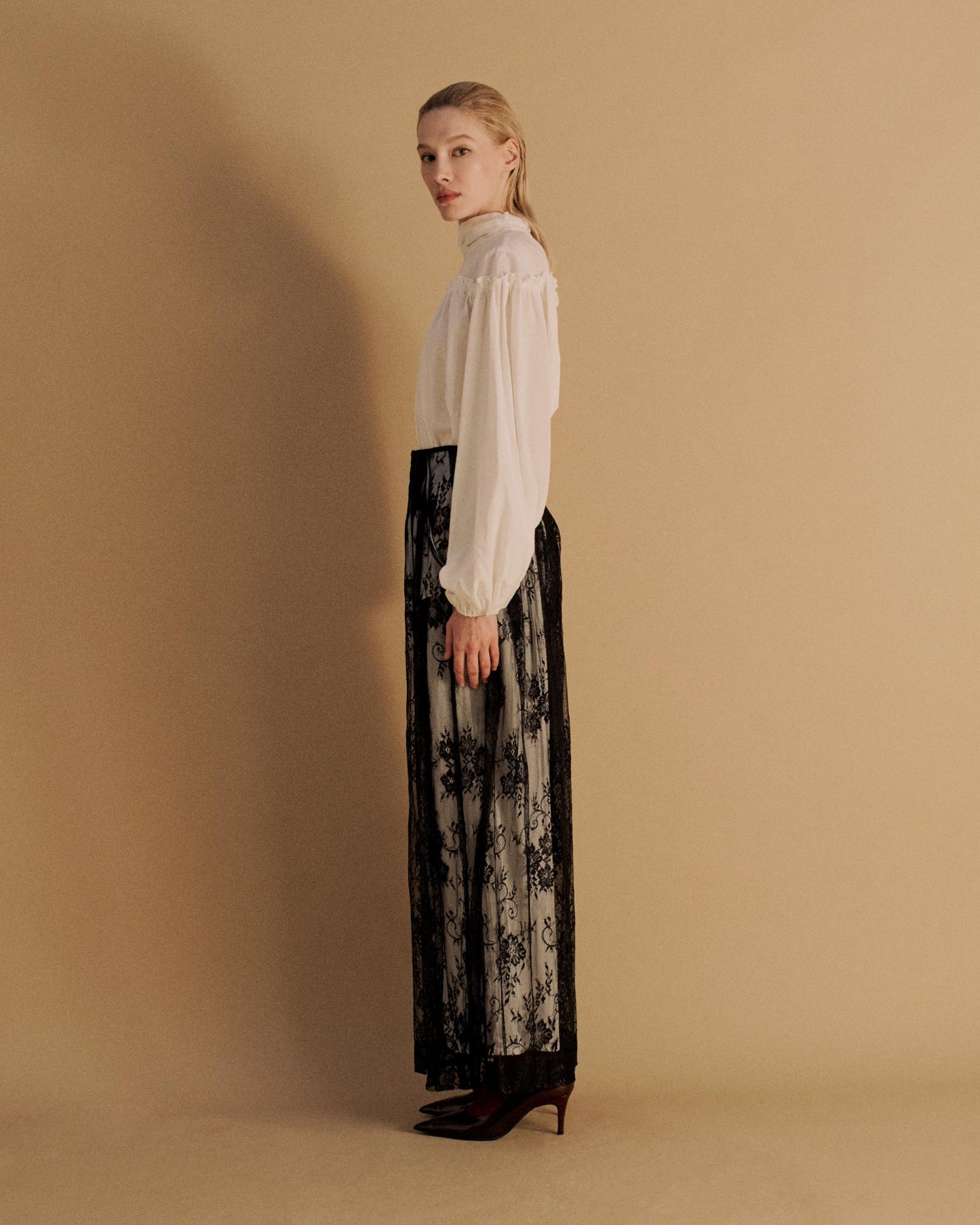 The Rosheen Blouse in Ivory
