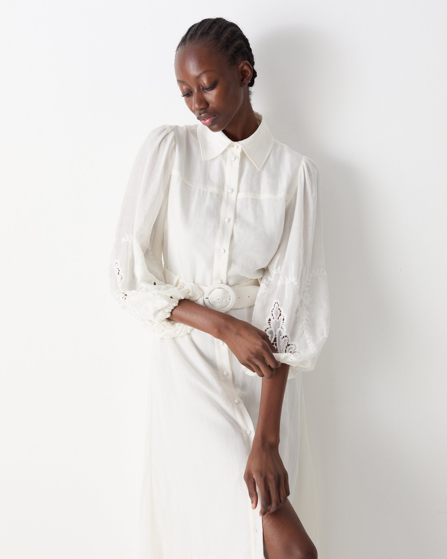 The Selene Maxi Shirt Dress