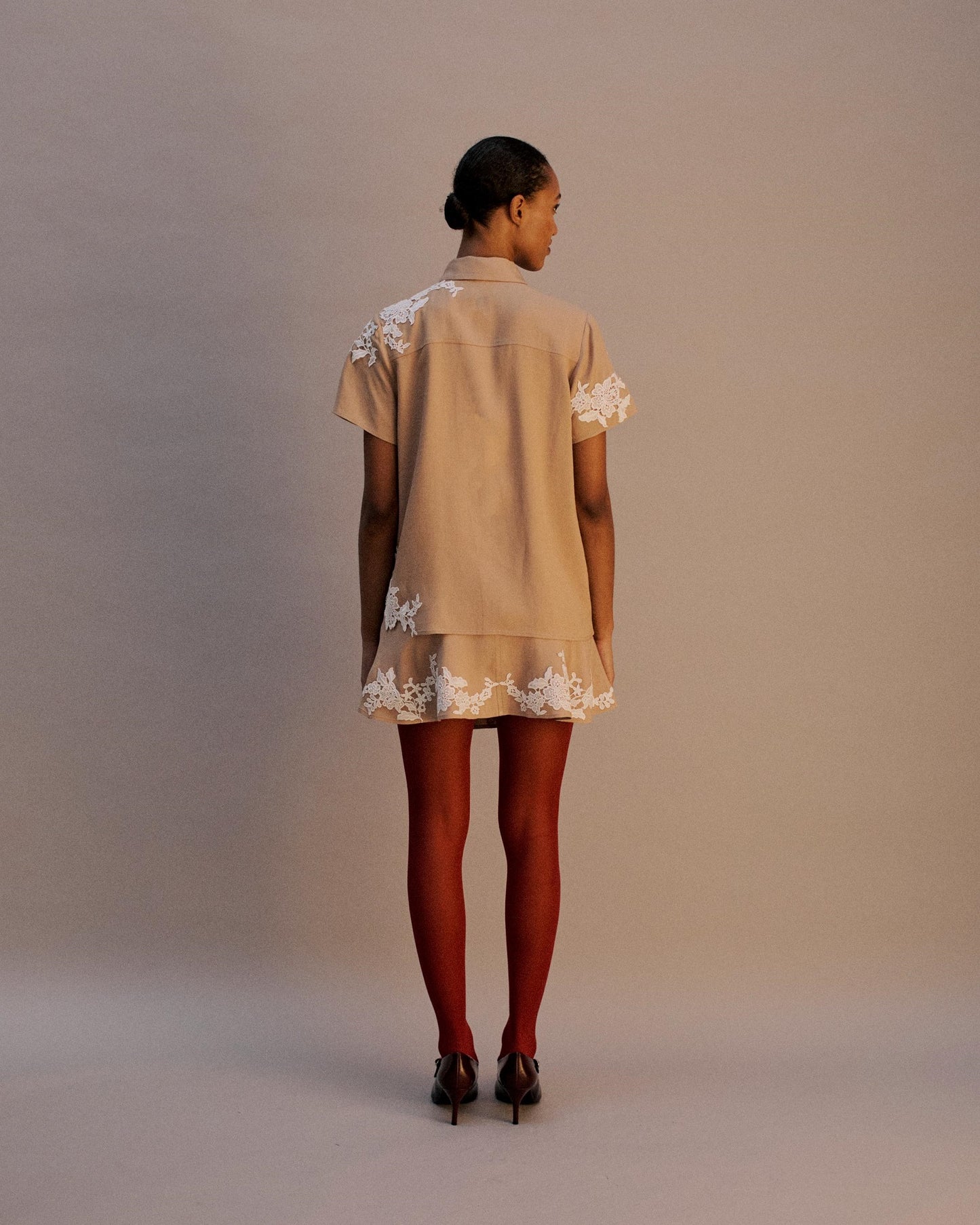 The Coco Shirt in Biscuit