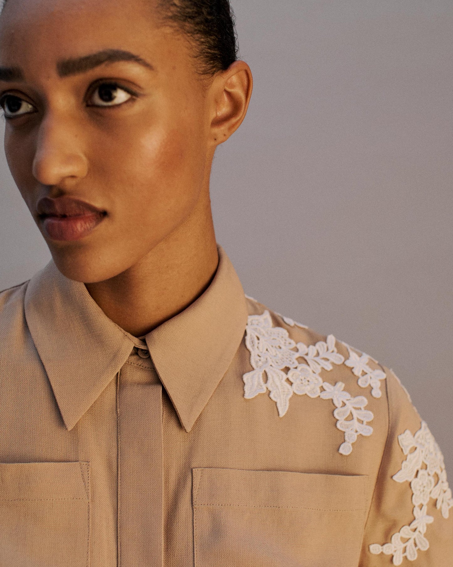 The Coco Shirt in Biscuit
