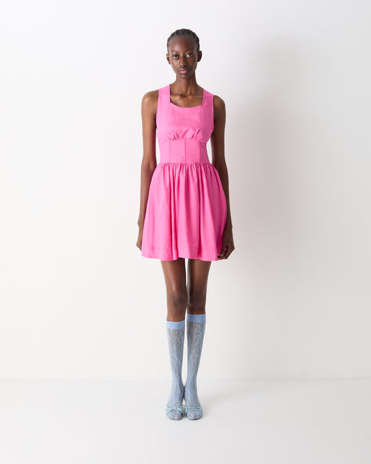 The Elka MIni Dress in Pink