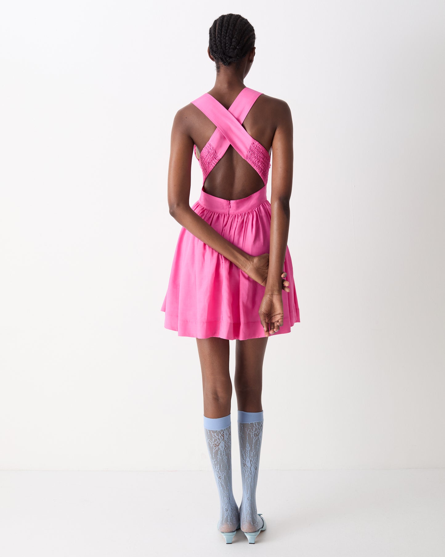 The Elka MIni Dress in Pink