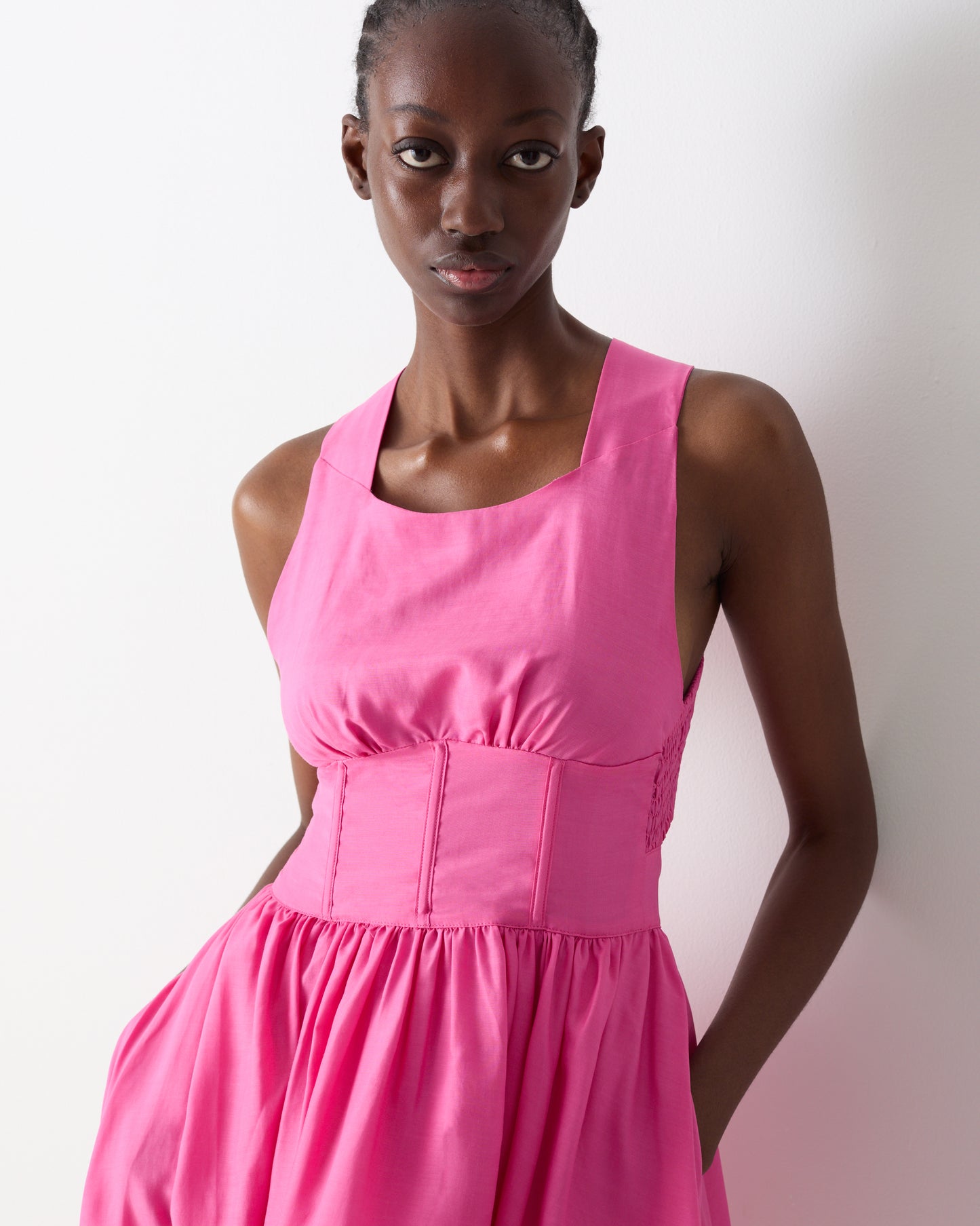 The Elka MIni Dress in Pink