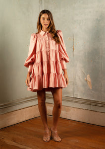 Emelie Mini Dress - Pink Clay